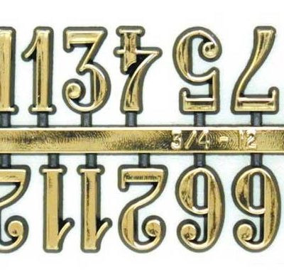 Numerals - Arabic 19mm Gold