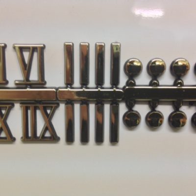Numerals - Roman Dots 19mm Gold