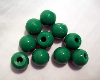 MolecModels3D Chlorine 23mm 1-Hole Green Pk/10