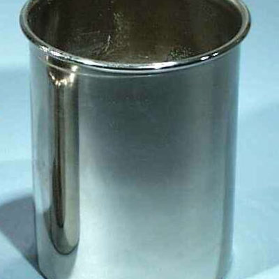 Calorimeter Cups Nickel Plated 75x50mm