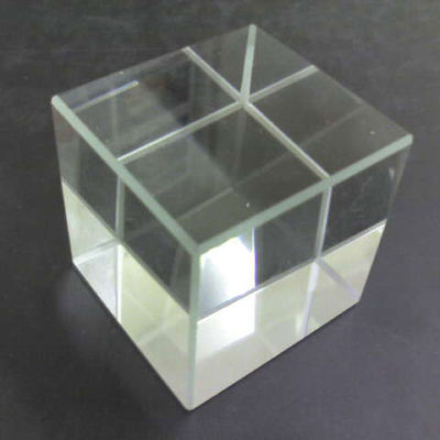 Cube Glass White 31x31x31mm