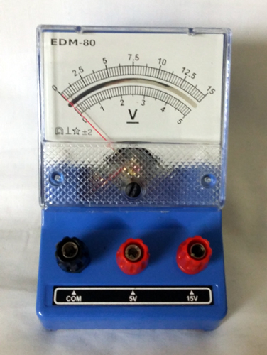 Voltmeter 0-5,0-15 Volts DC Dual Range