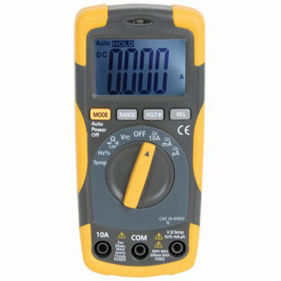 Multimeter with Temperature and Capacitance