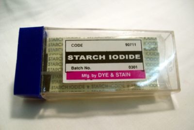 Paper,Pot. Iodide (Starch),Vial,100 Strips