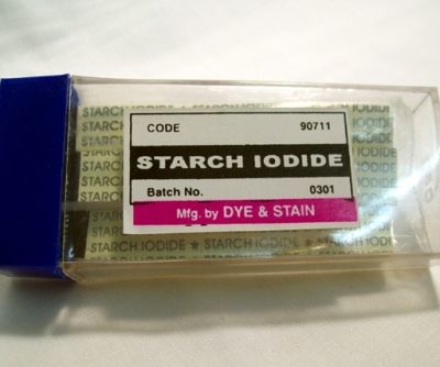 Paper,Pot. Iodide (Starch),Vial,100 Strips