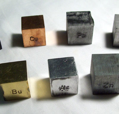 Cubes Metal Assorted 20x20mm