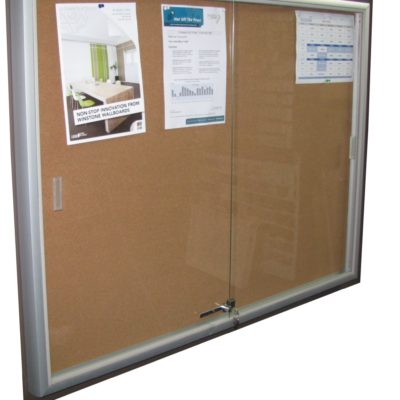 LOCABLE NOTICE BOARD CABINET (900 X 1200)