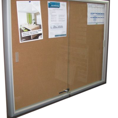 LOCABLE NOTICE BOARD CABINET (900 X 1200)